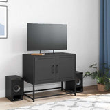 vidaXL TV cabinet 68.5x39x60.5 cm steel anthracite