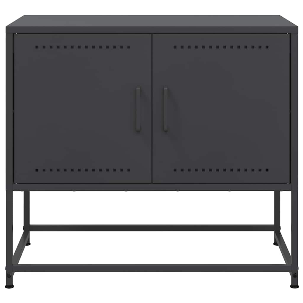vidaXL TV cabinet 68.5x39x60.5 cm steel anthracite