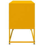 vidaXL Tv-meubel 100,5x39x60,5 cm staal zwart