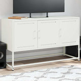 vidaXL Tv-meubel 100,5x39x60,5 cm staal zwart