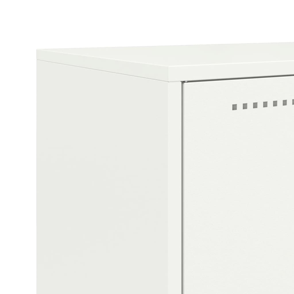 vidaXL Dressoir 68,5x38,5x107 cm staal zwart