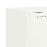 vidaXL Dressoir 68,5x38,5x107 cm staal zwart