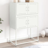 vidaXL Dressoir 68,5x38,5x107 cm staal zwart