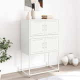 vidaXL Dressoir 68,5x38,5x107 cm staal zwart