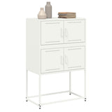 vidaXL Dressoir 68,5x38,5x107 cm staal zwart