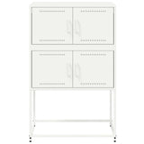 vidaXL Dressoir 68,5x38,5x107 cm staal zwart