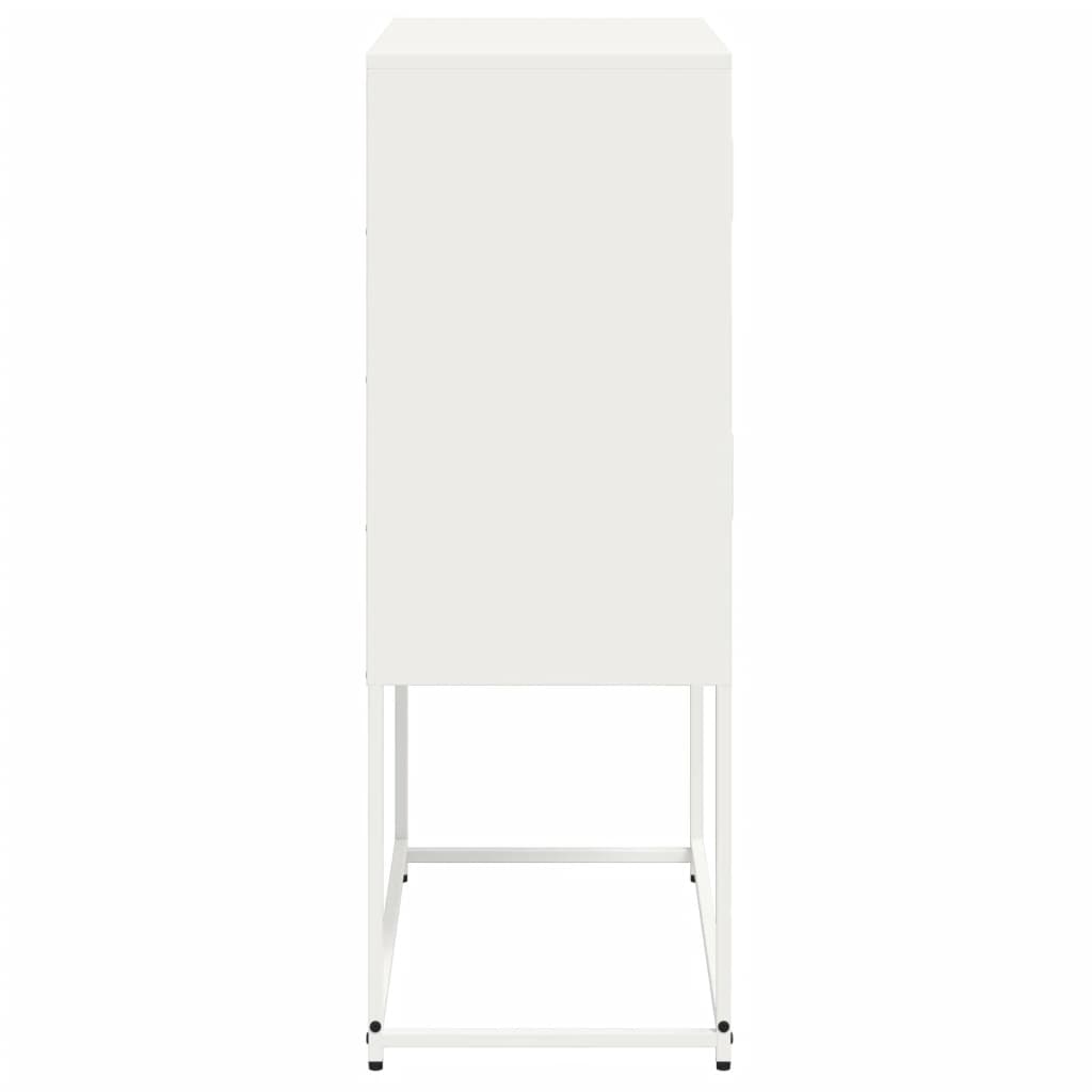 vidaXL Dressoir 68,5x38,5x107 cm staal zwart