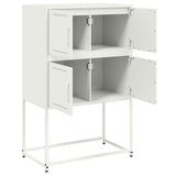 vidaXL Dressoir 68,5x38,5x107 cm staal zwart