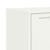 vidaXL Dressoir 68,5x38,5x123,5 cm staal zwart