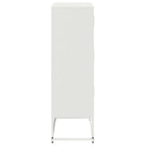 vidaXL Dressoir 68,5x38,5x123,5 cm staal zwart