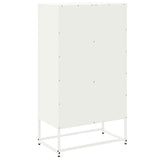 vidaXL Dressoir 68,5x38,5x123,5 cm staal zwart