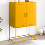 vidaXL Hoge kast 68,5x38,5x107 cm staal zwart