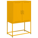 vidaXL Hoge kast 68,5x38,5x107 cm staal zwart