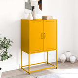 vidaXL Hoge kast 68,5x38,5x107 cm staal zwart