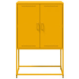 vidaXL Hoge kast 68,5x38,5x107 cm staal zwart