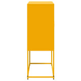 vidaXL Hoge kast 68,5x38,5x107 cm staal zwart