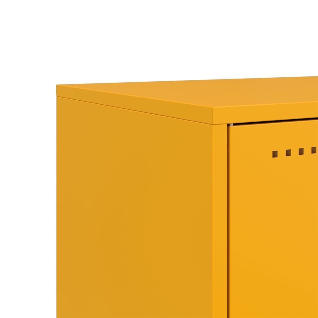 vidaXL Tv-meubel 68x39x60,5 cm staal zwart