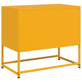 vidaXL Tv-meubel 68x39x60,5 cm staal zwart