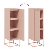vidaXL Hoge kast 36x39x123 cm staal zwart