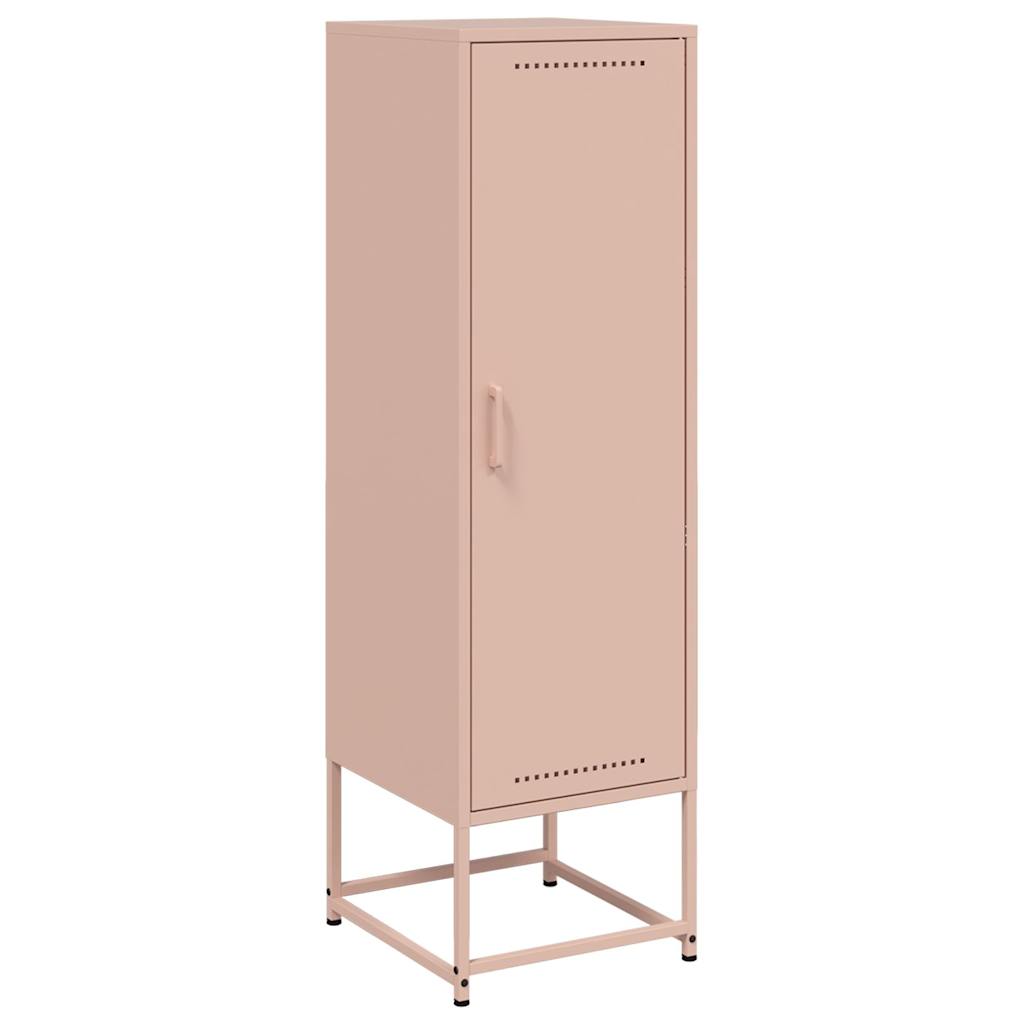vidaXL Hoge kast 36x39x123 cm staal zwart