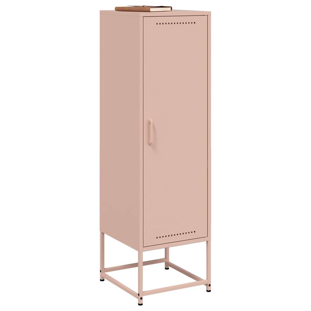 vidaXL Hoge kast 36x39x123 cm staal zwart