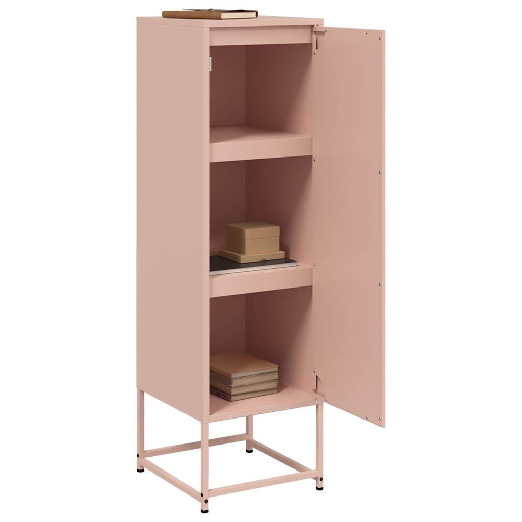 vidaXL Hoge kast 36x39x123 cm staal zwart