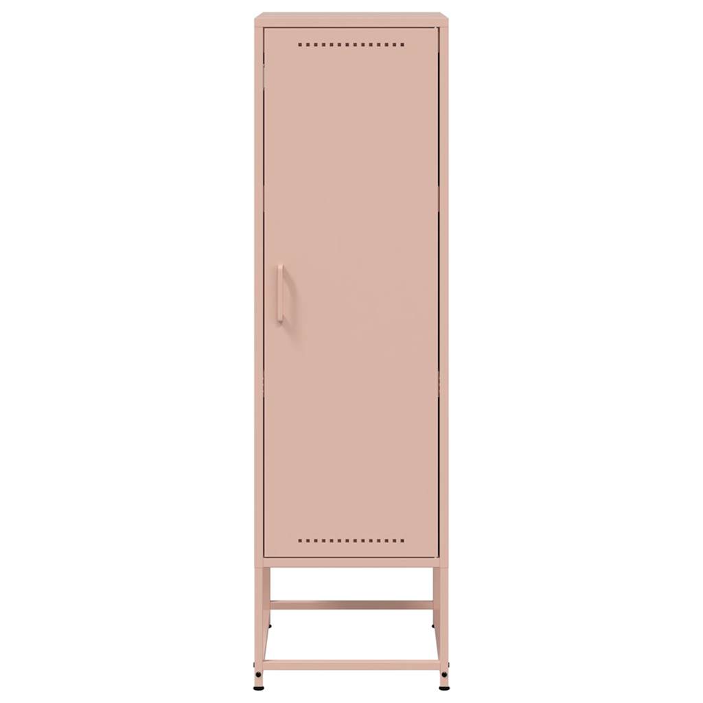 vidaXL Hoge kast 36x39x123 cm staal zwart