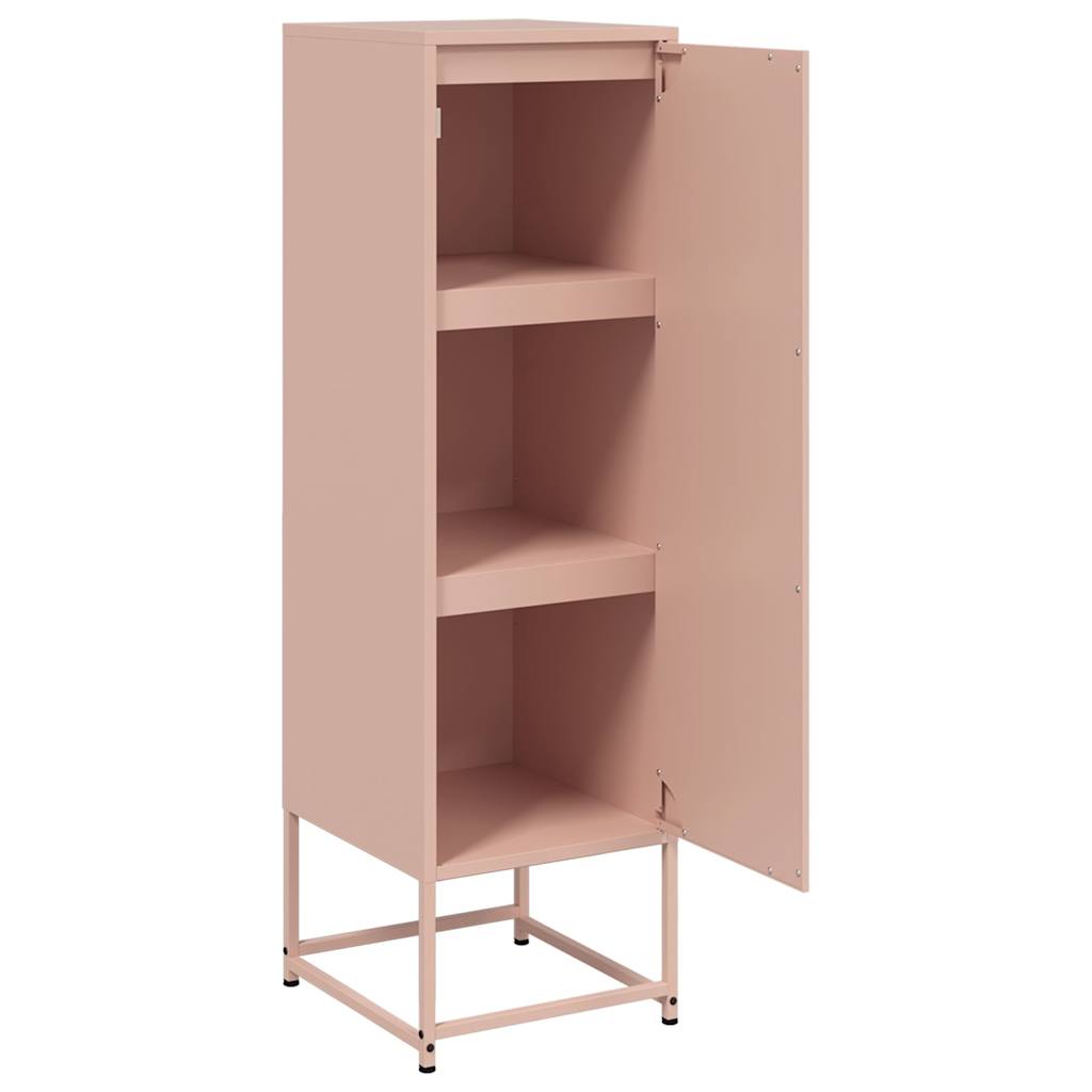 vidaXL Hoge kast 36x39x123 cm staal zwart