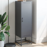 vidaXL Hoge kast 36x39x123 cm staal zwart
