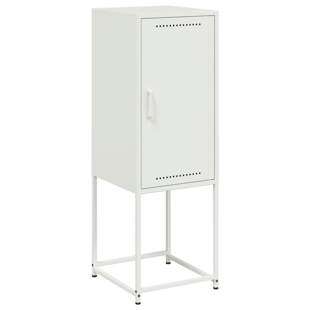 vidaXL Tall cabinet 36x39x107 cm steel black