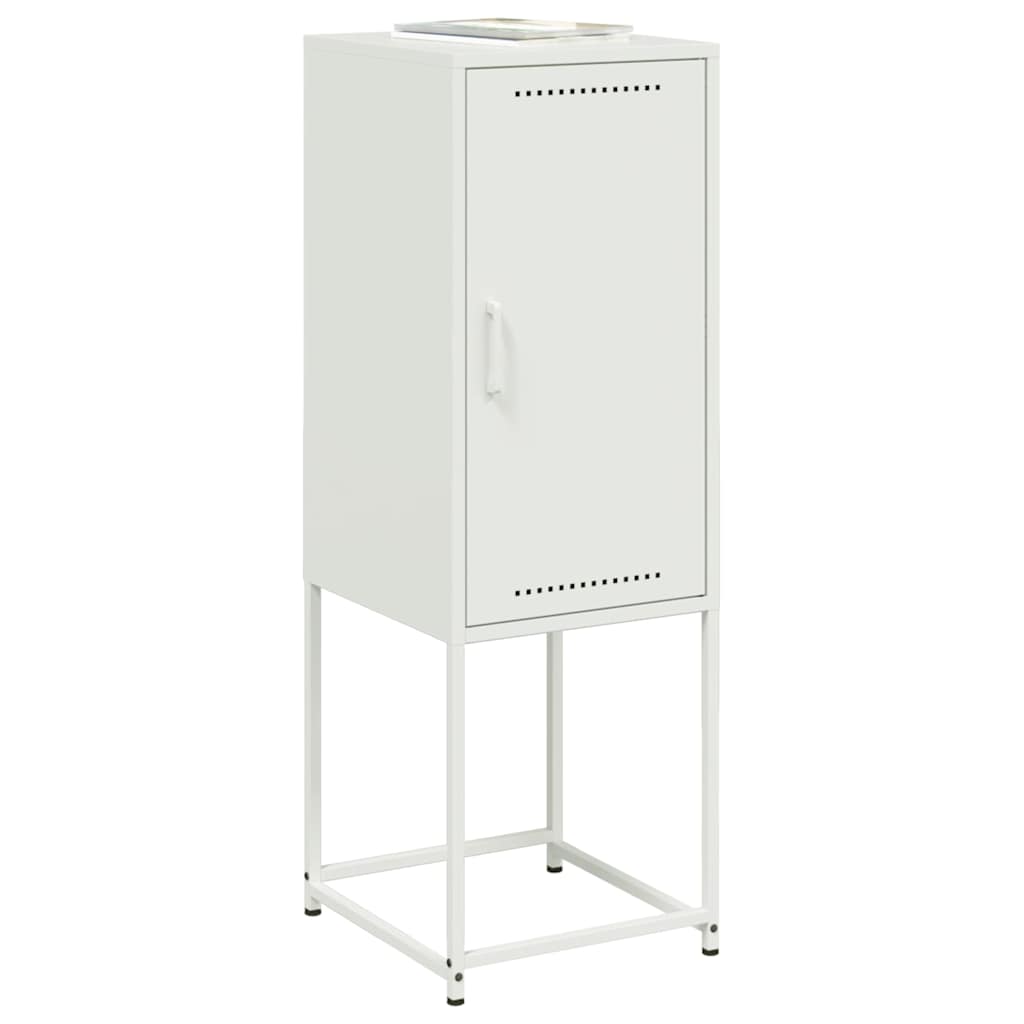 vidaXL Tall cabinet 36x39x107 cm steel black