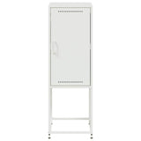 vidaXL Tall cabinet 36x39x107 cm steel black