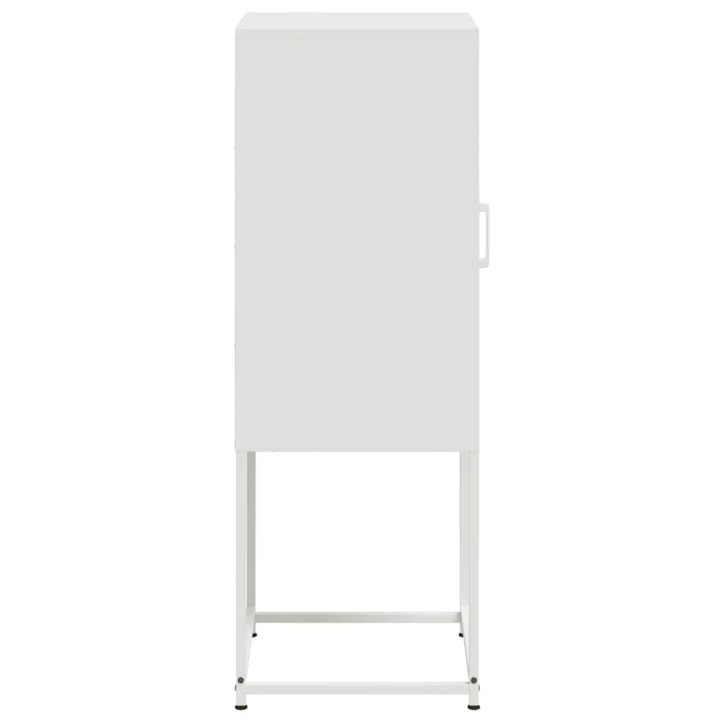 vidaXL Tall cabinet 36x39x107 cm steel black
