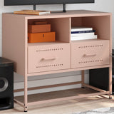vidaXL TV cabinet 68x39x60.5 cm steel black