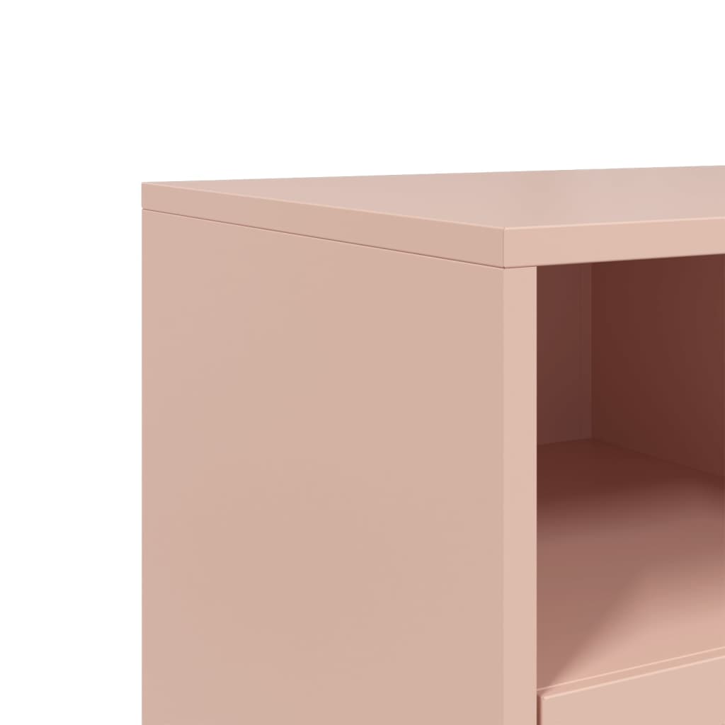 vidaXL TV cabinet 68x39x60.5 cm steel black