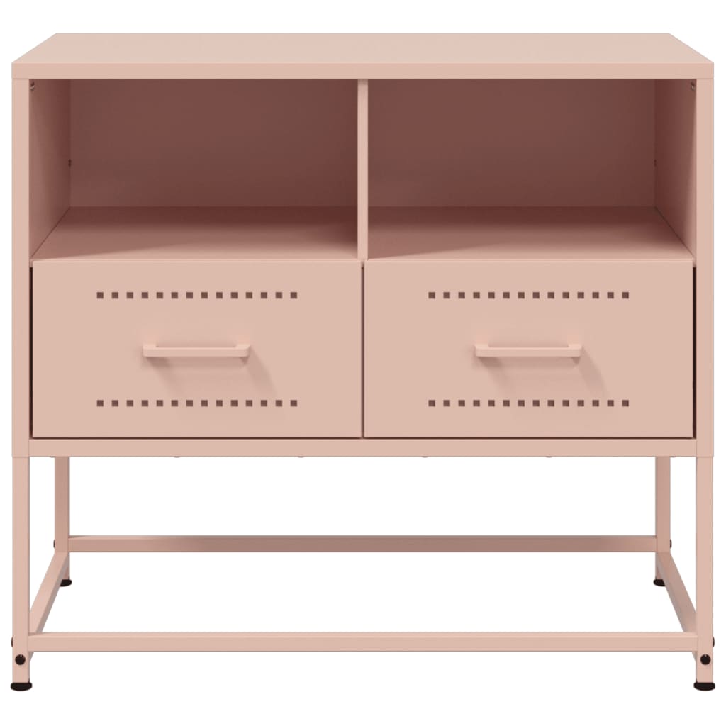 vidaXL TV cabinet 68x39x60.5 cm steel black