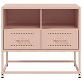 vidaXL TV cabinet 68x39x60.5 cm steel black