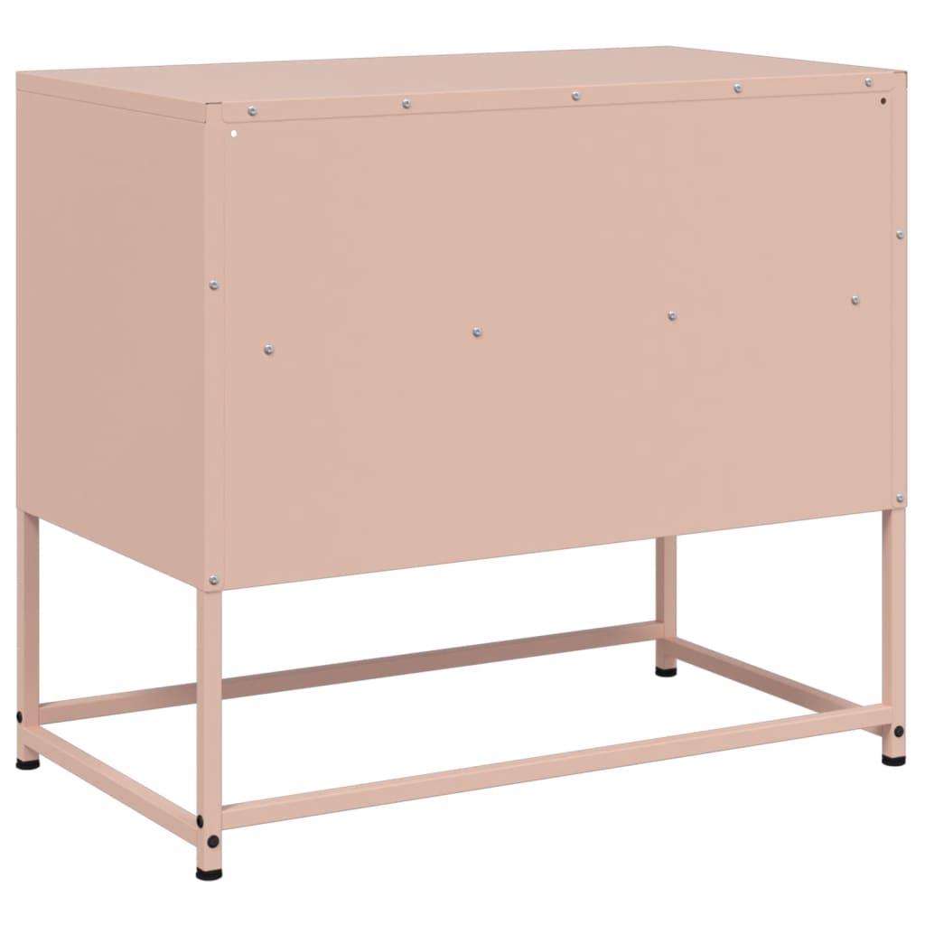 vidaXL TV cabinet 68x39x60.5 cm steel black