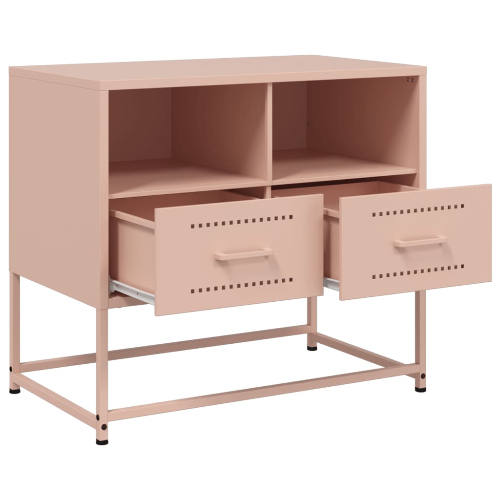 vidaXL TV cabinet 68x39x60.5 cm steel black