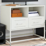 vidaXL TV cabinet 68x39x60.5 cm steel black