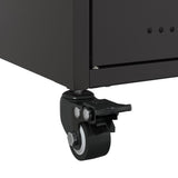 vidaXL Tv-meubel 68x39x43,5 cm staal zwart