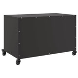 vidaXL Tv-meubel 68x39x43,5 cm staal zwart
