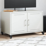 vidaXL Tv-meubel 68x39x43,5 cm staal zwart