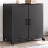 vidaXL Sideboard 68x39x72 cm steel black