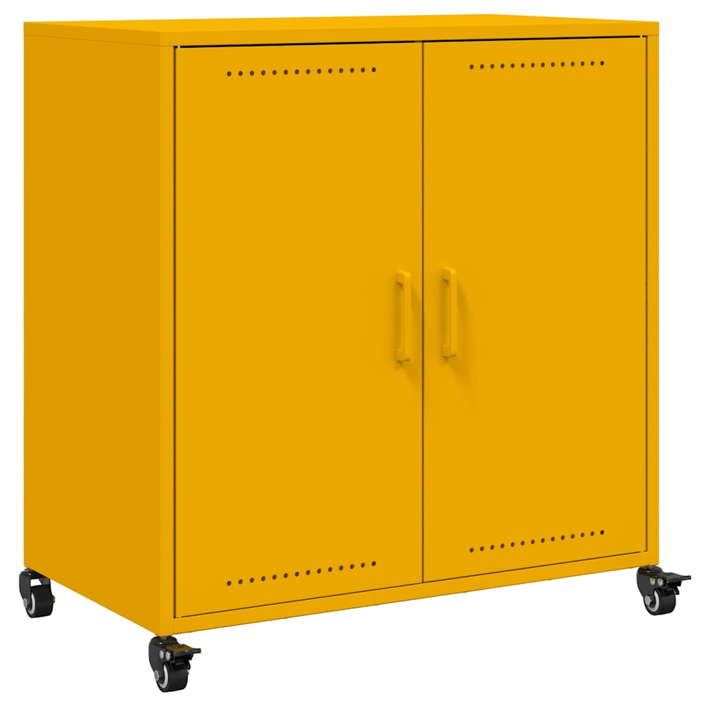 vidaXL Sideboard 68x39x72 cm steel black
