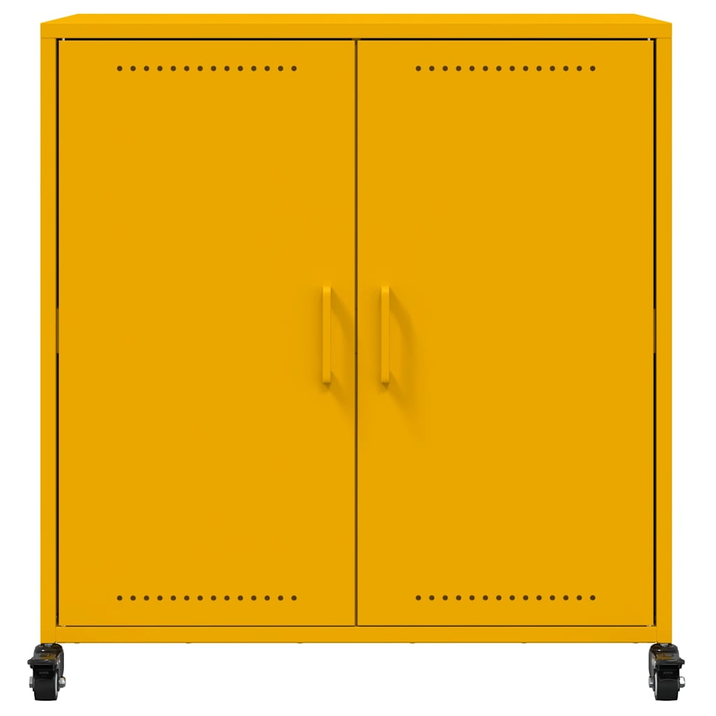 vidaXL Sideboard 68x39x72 cm steel black