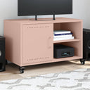 vidaXL TV Stand 68x39x43.5 cm Steel Black
