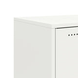 vidaXL TV Stand 68x39x43.5 cm Steel Black