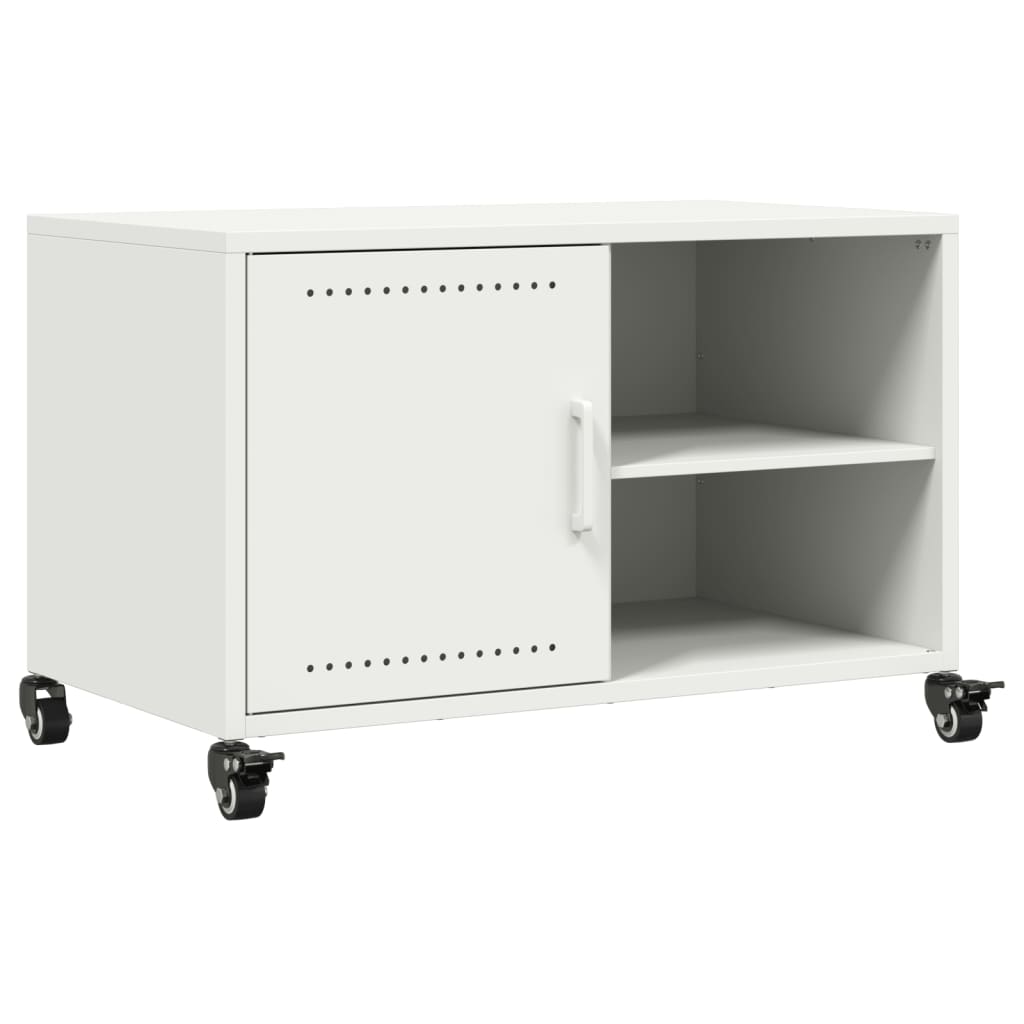 vidaXL TV Stand 68x39x43.5 cm Steel Black