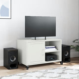 vidaXL TV Stand 68x39x43.5 cm Steel Black